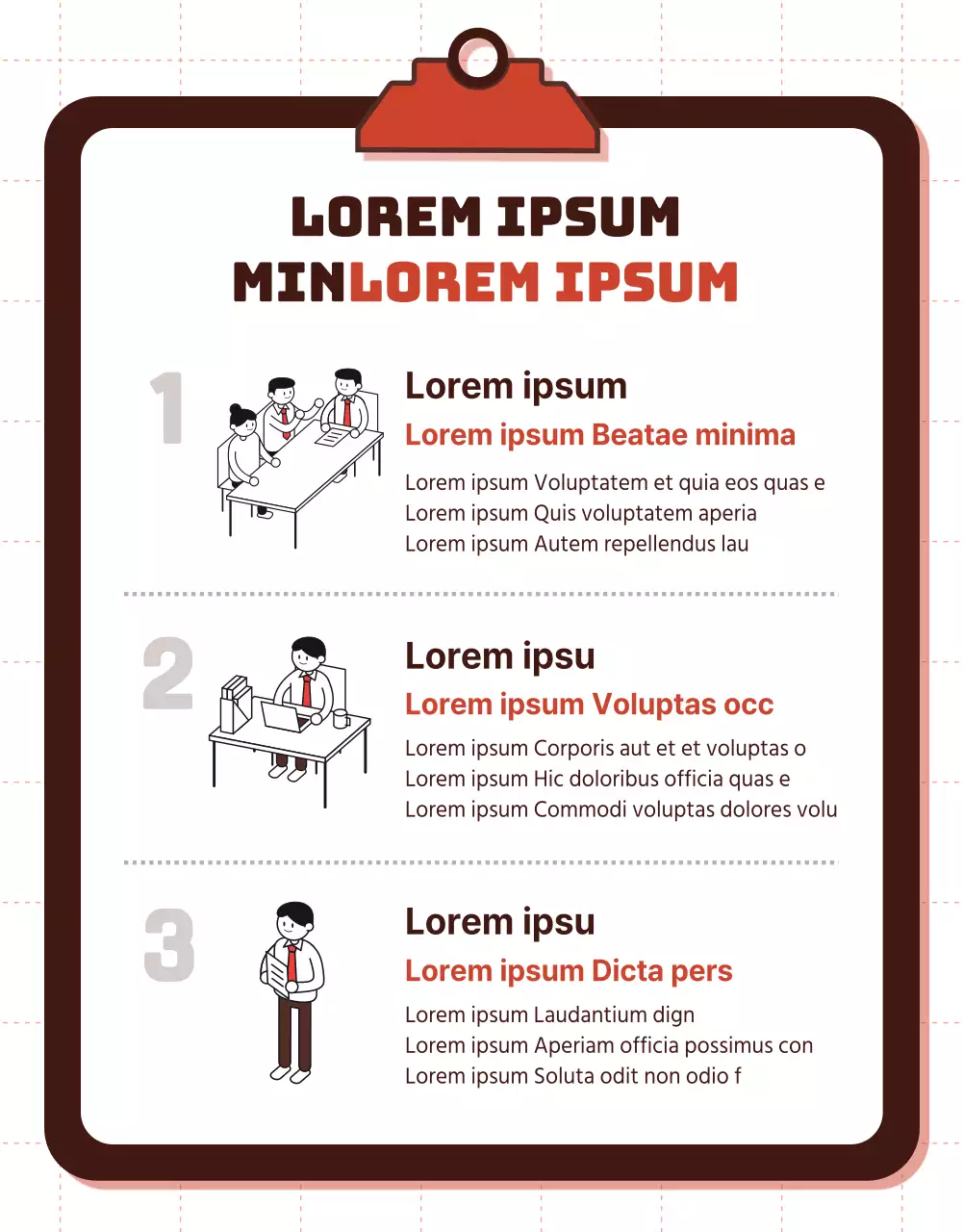 Informatiepagina over programma voor persoonlijke ontwikkeling met rode stippen