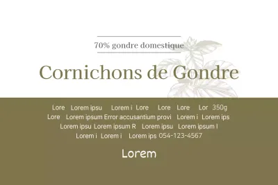 Cornichons de Gondre