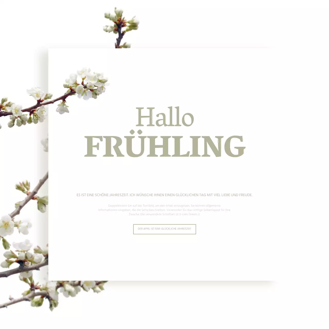 Hallo Frühling