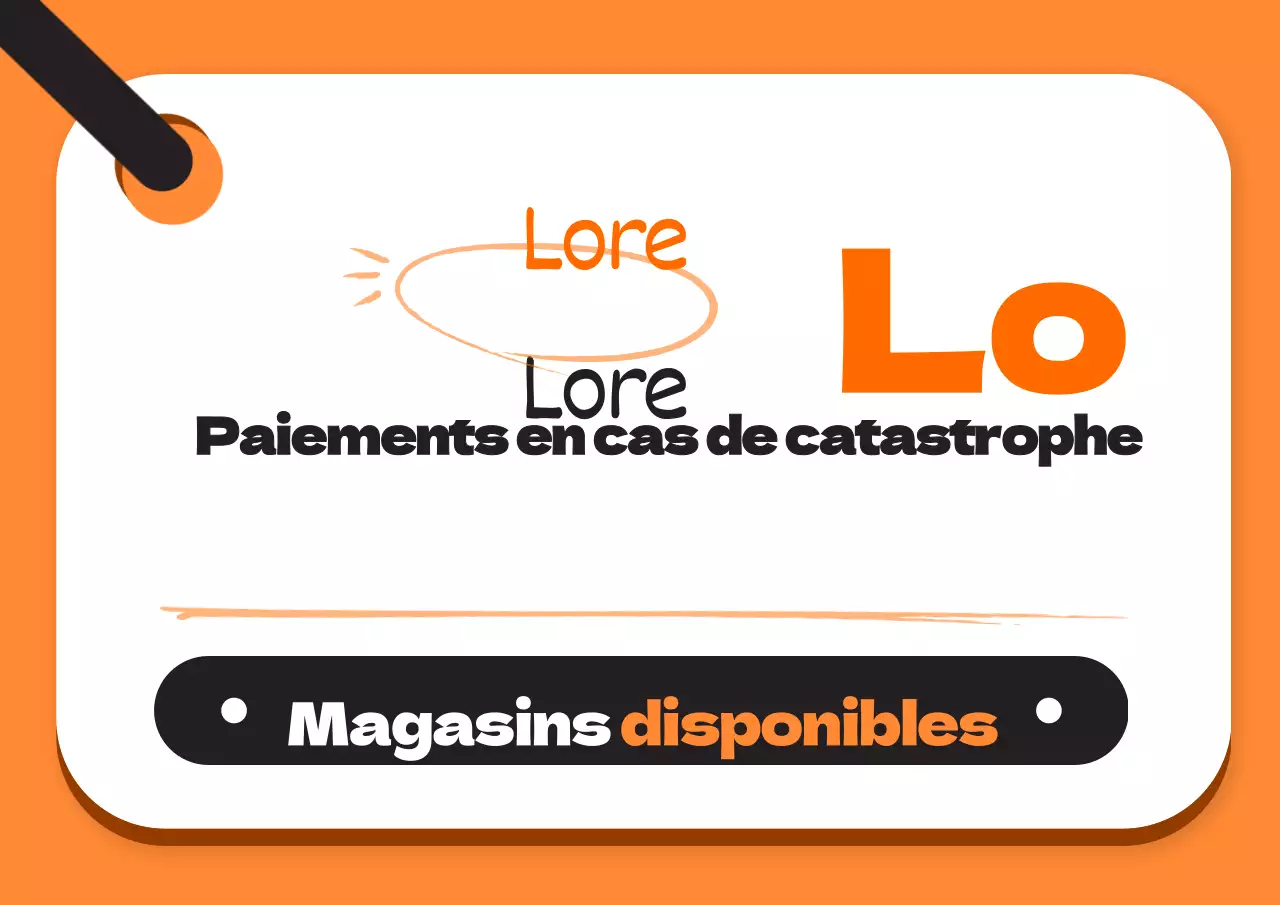 Paiements en cas de catastrophe