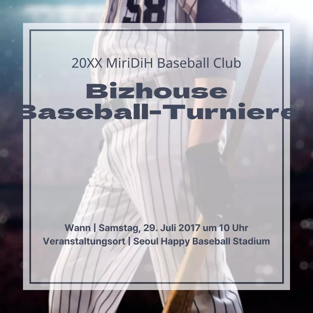 Freundschaftliches Baseball-Turnier