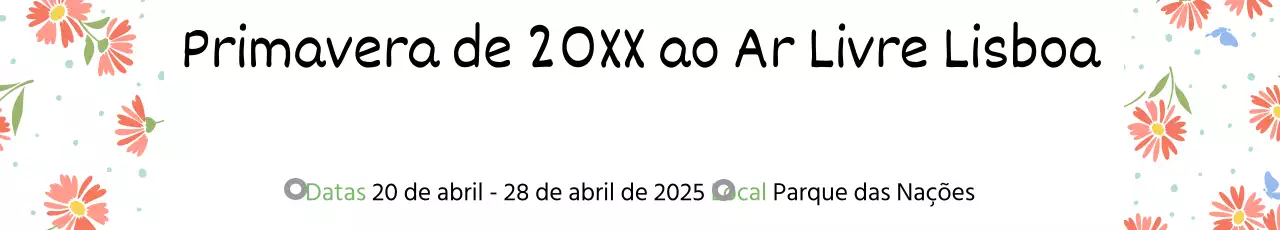 Adoração ao ar livre na primavera