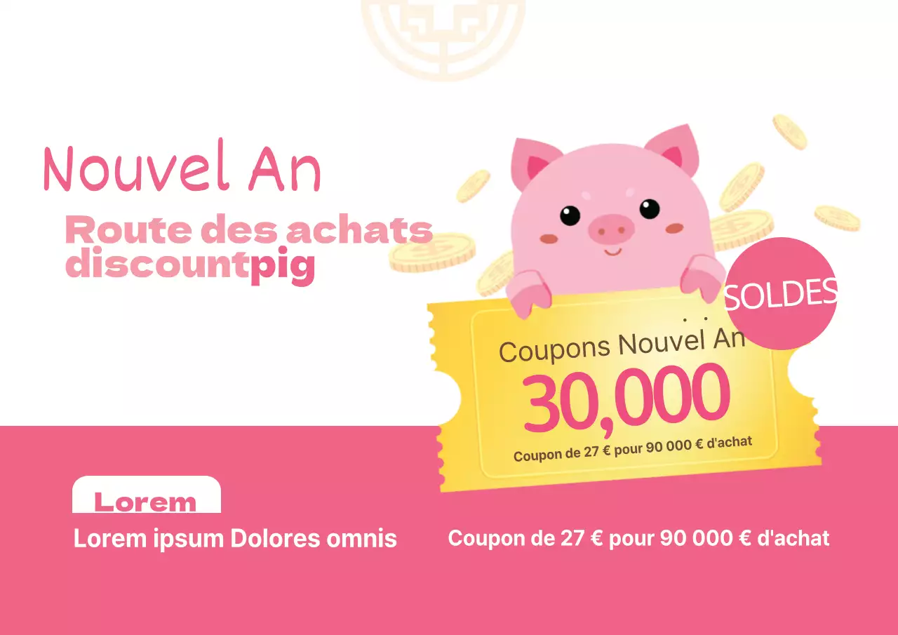 Réductions pour les achats du Nouvel An