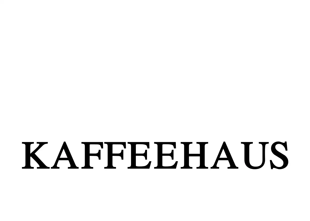 Einfaches Emblem Cafe-Logo in Hellbraun und Schwarz