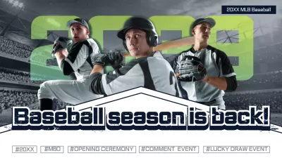 Green Modern Baseball Promotion YouTube Thumbnail