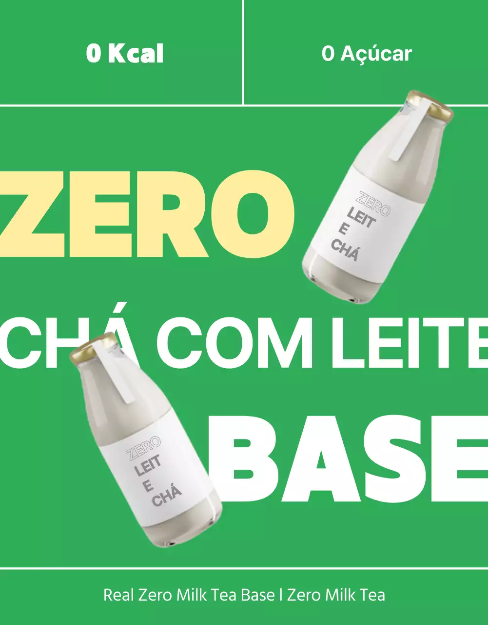 Promover o chá verde, simples e sem leite