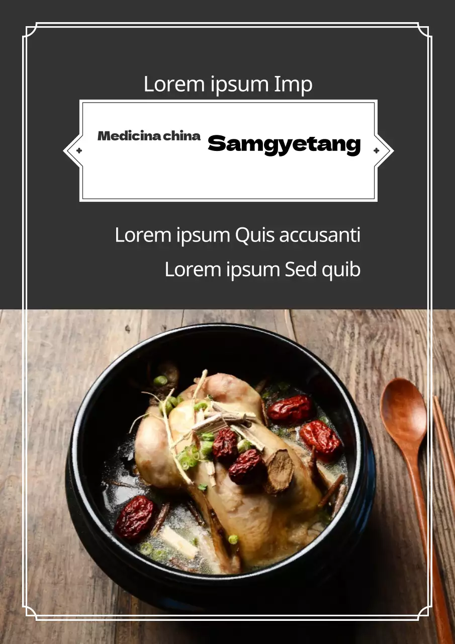 Samgyetang coreano