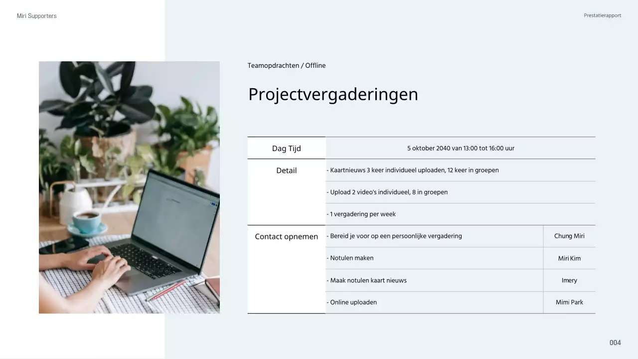 Eenvoudig, lichtblauw ondersteunend activiteitenlogboek