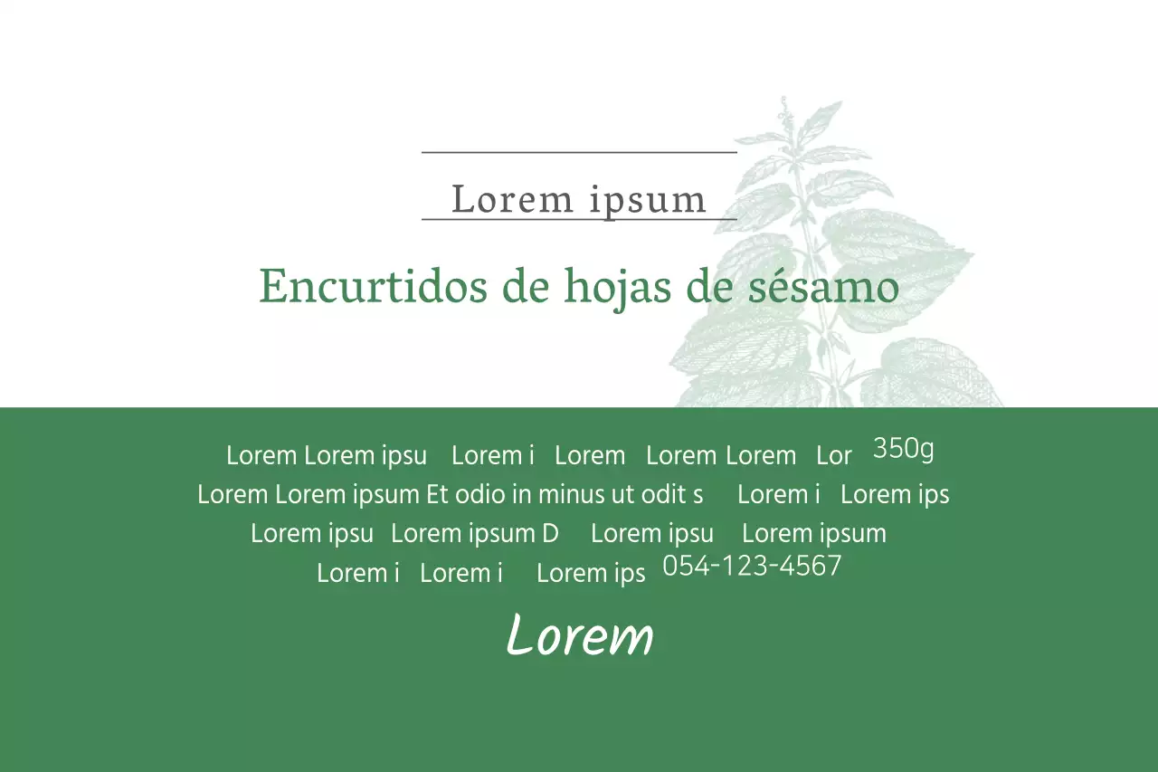 Encurtidos de hojas de sésamo