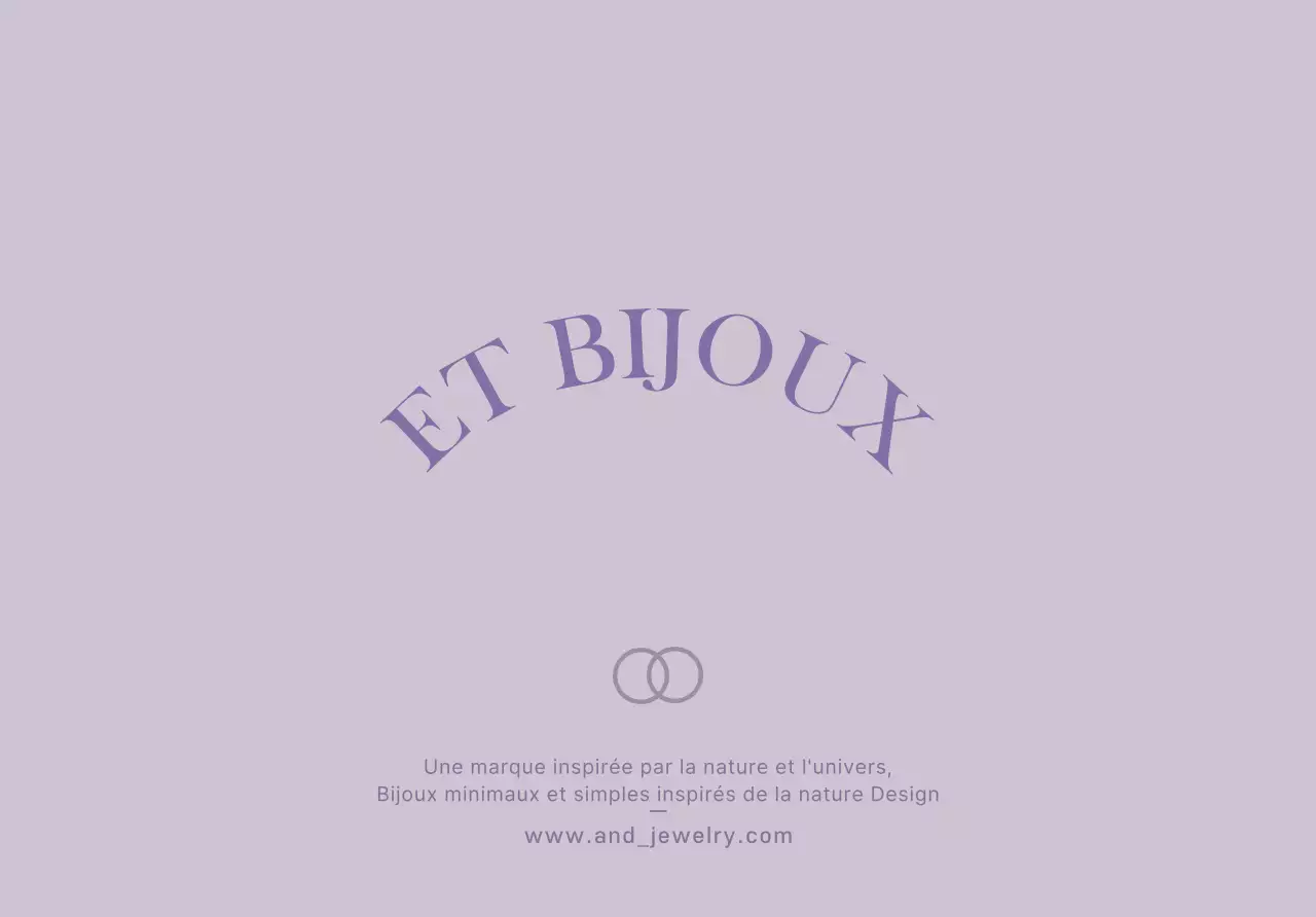 Pour une bijouterie avec une icône de bague au design simple et élégant en violet