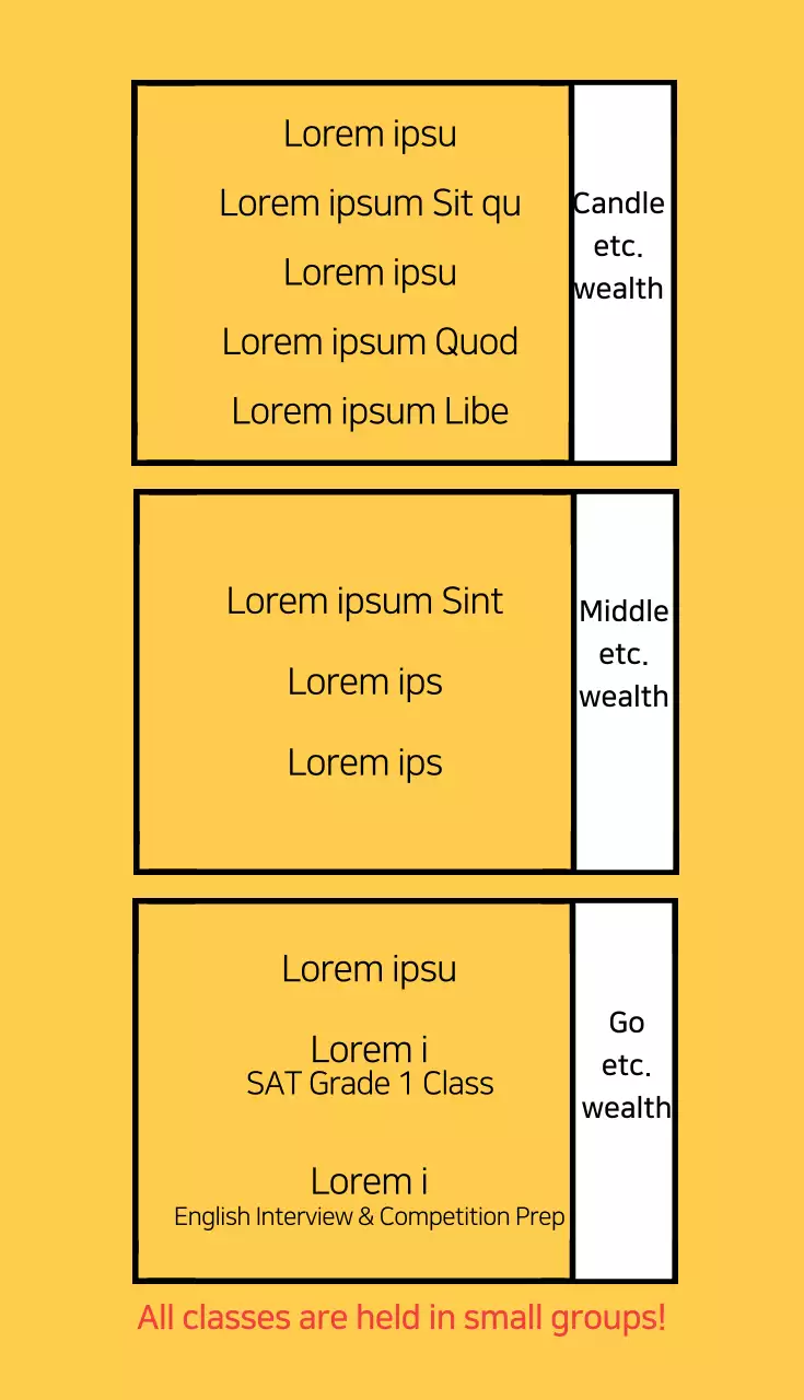 Kartu Nama Promosi Pendidikan Minimal Kuning