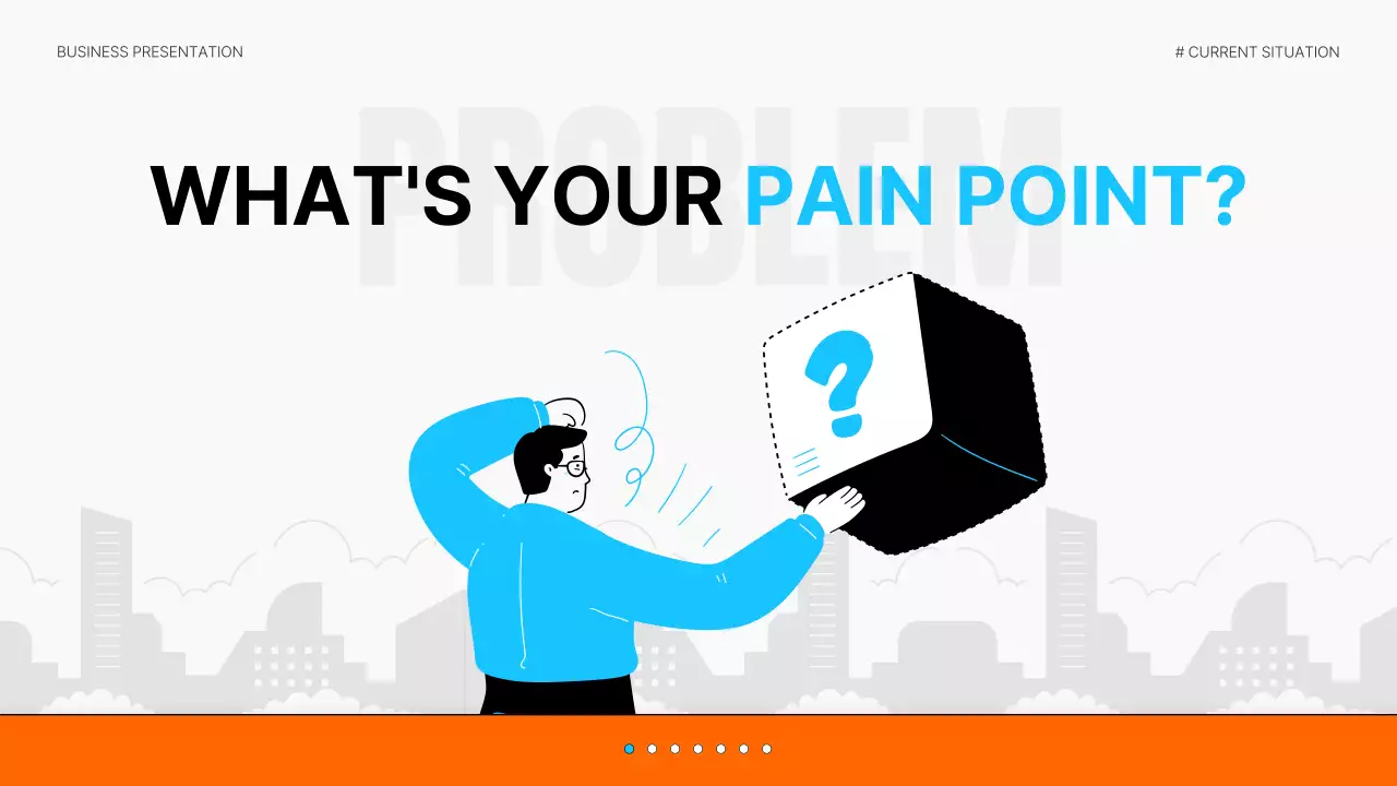 블루 모던 비즈니스 프레젠테이션