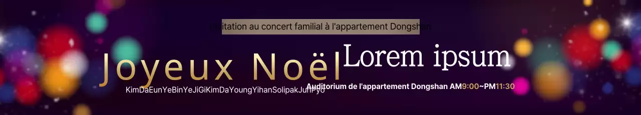 Concerts de vacances