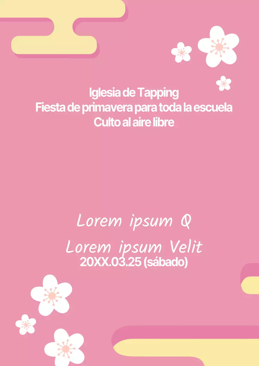 Culto primaveral al aire libre