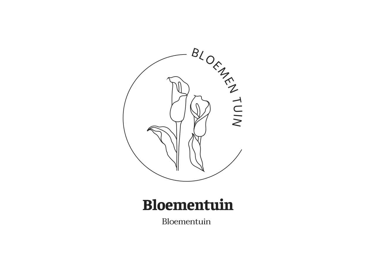 Logo eenvoudige bloem