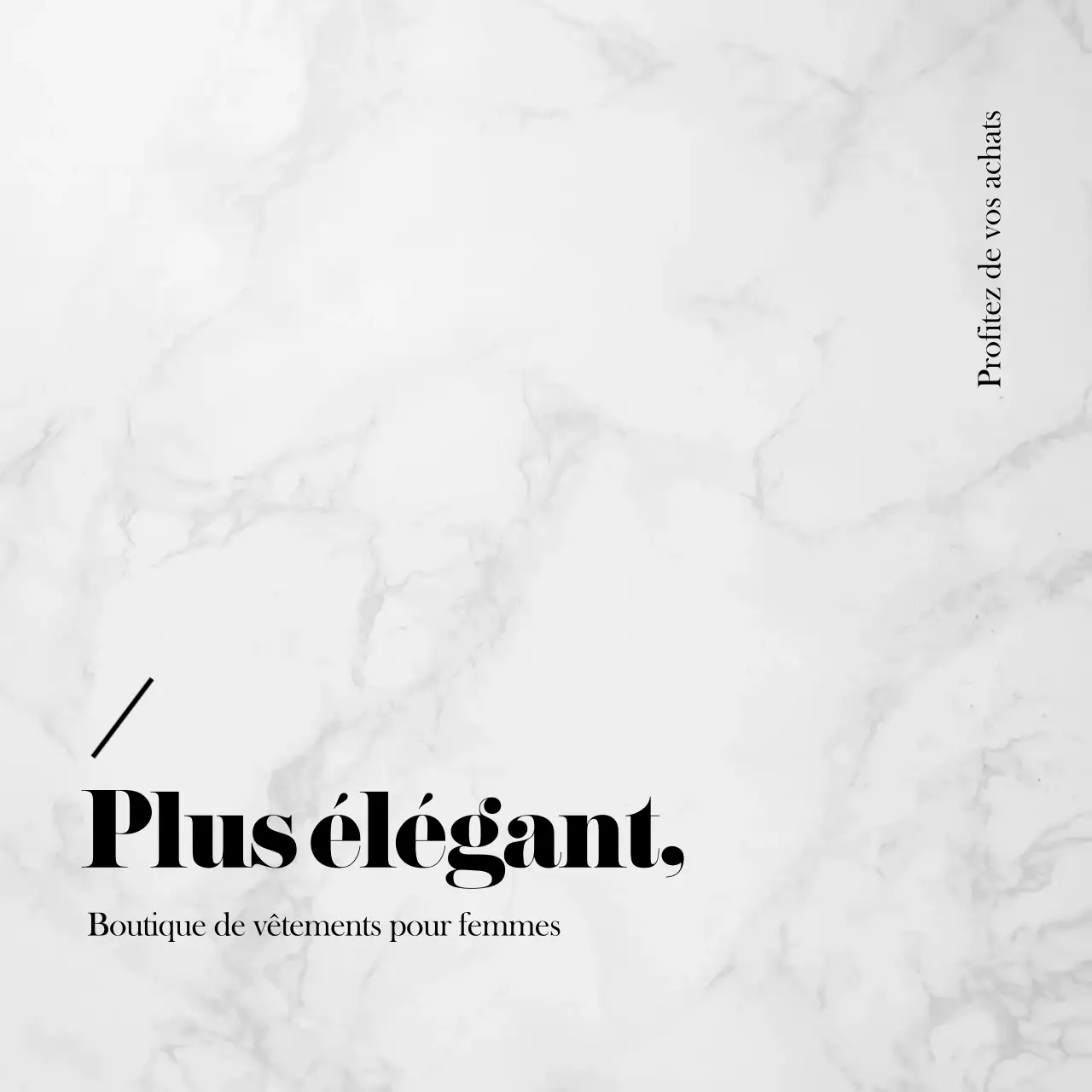 Carte postale d'échange d'un centre commercial aux tons marbrés