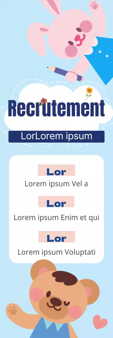 Acceptation des candidatures