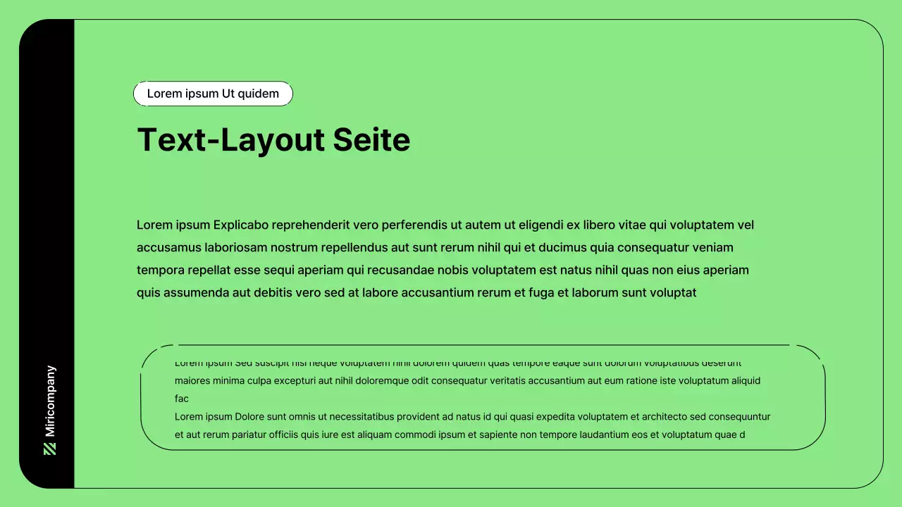 Business-Illustration mit einfachen Linien in Grün