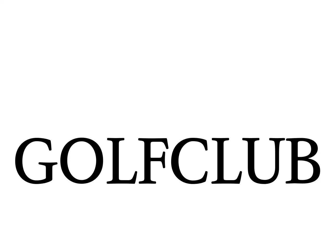Schwarzer luxuriöser Golfschläger Clubbing Hut