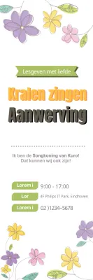 Leden werven voor kralenzanglessen