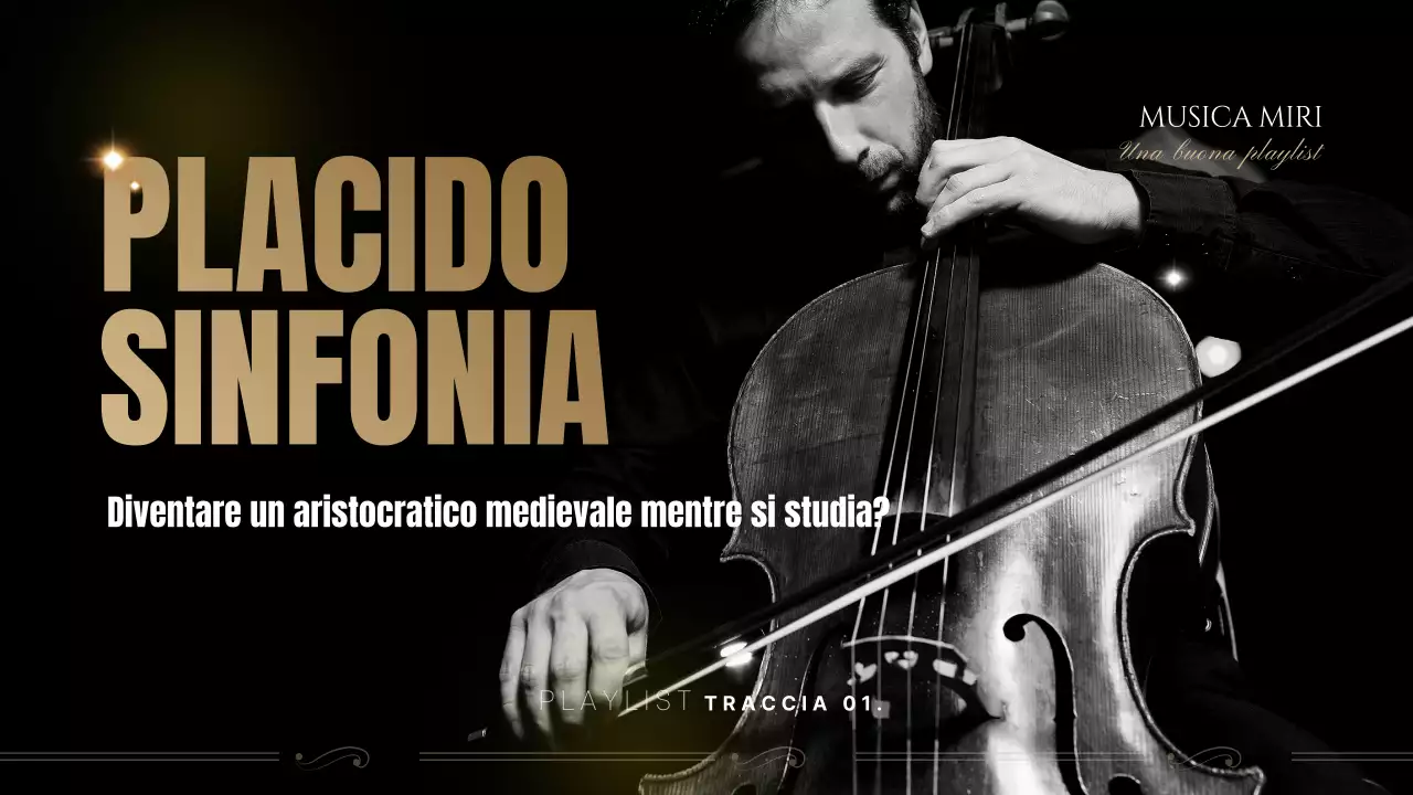 Canale musicale d'arte con un'atmosfera classica e oscura