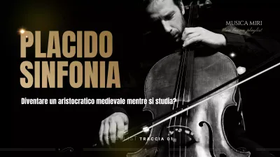 Canale musicale d'arte con un'atmosfera classica e oscura