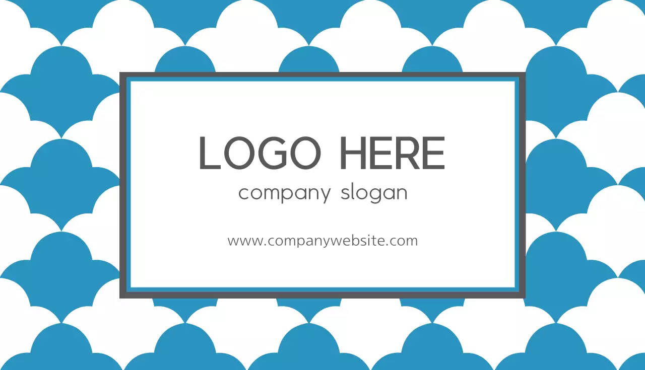 白黒 シンプル ビジネス 名刺