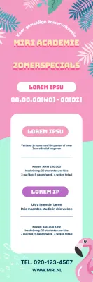 Een speciale aankondiging met een tropisch tintje