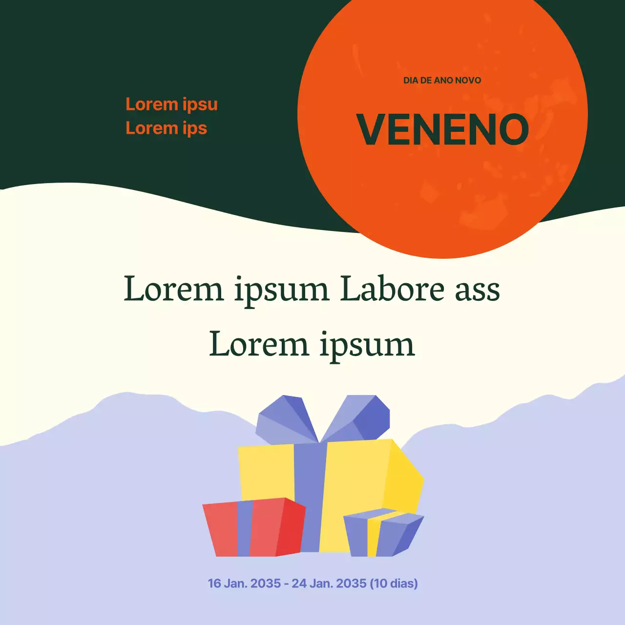 Uma oferta simples e ilustrada de cupões para o Ano Novo Chinês