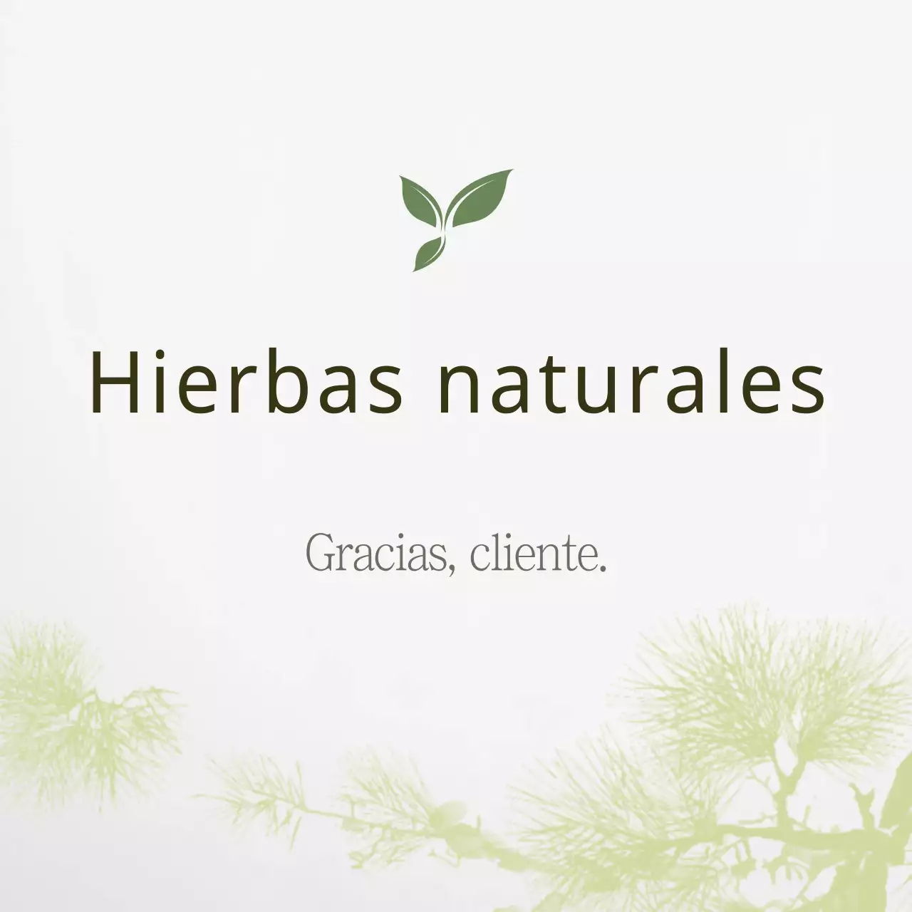 Hierbas naturales