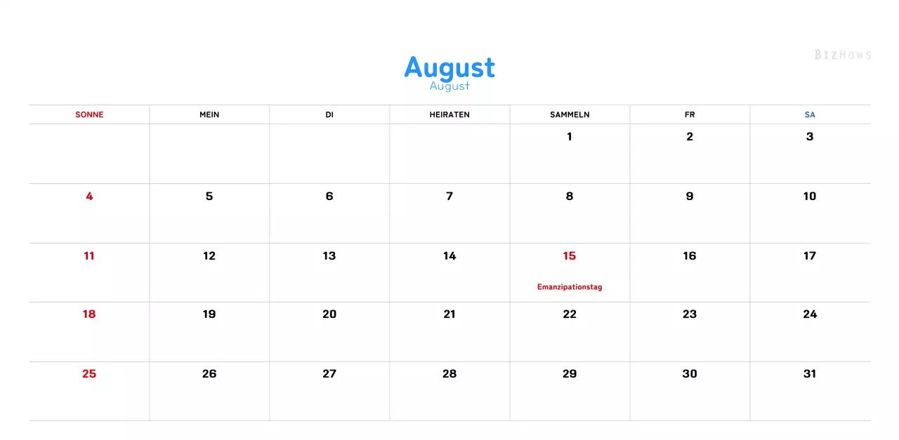 Ein warmer, illustrierter Kalender für das neue Jahr