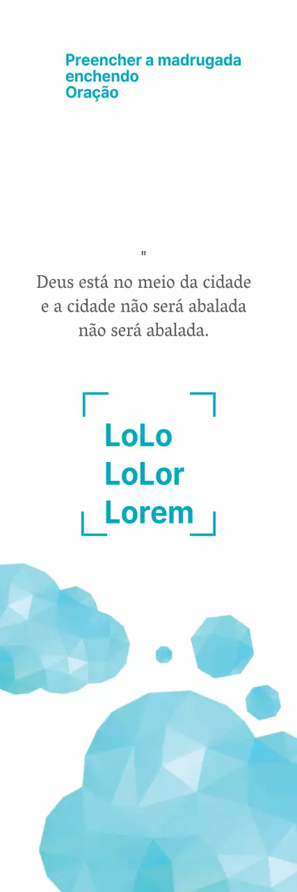 Oração ao amanhecer