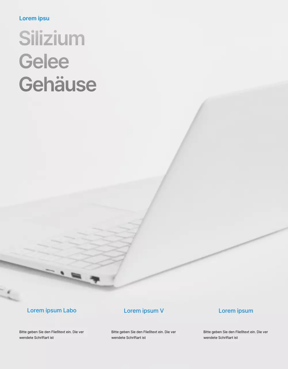 Schwarz-weißes Notizbuch Detailseite