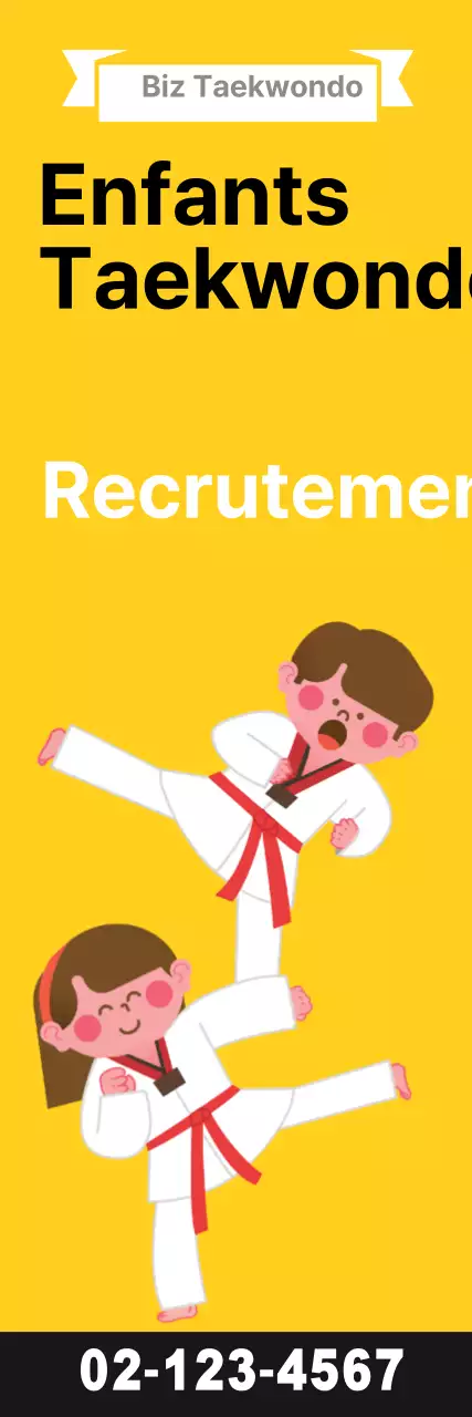 Académie de Taekwondo_Bannière portrait2