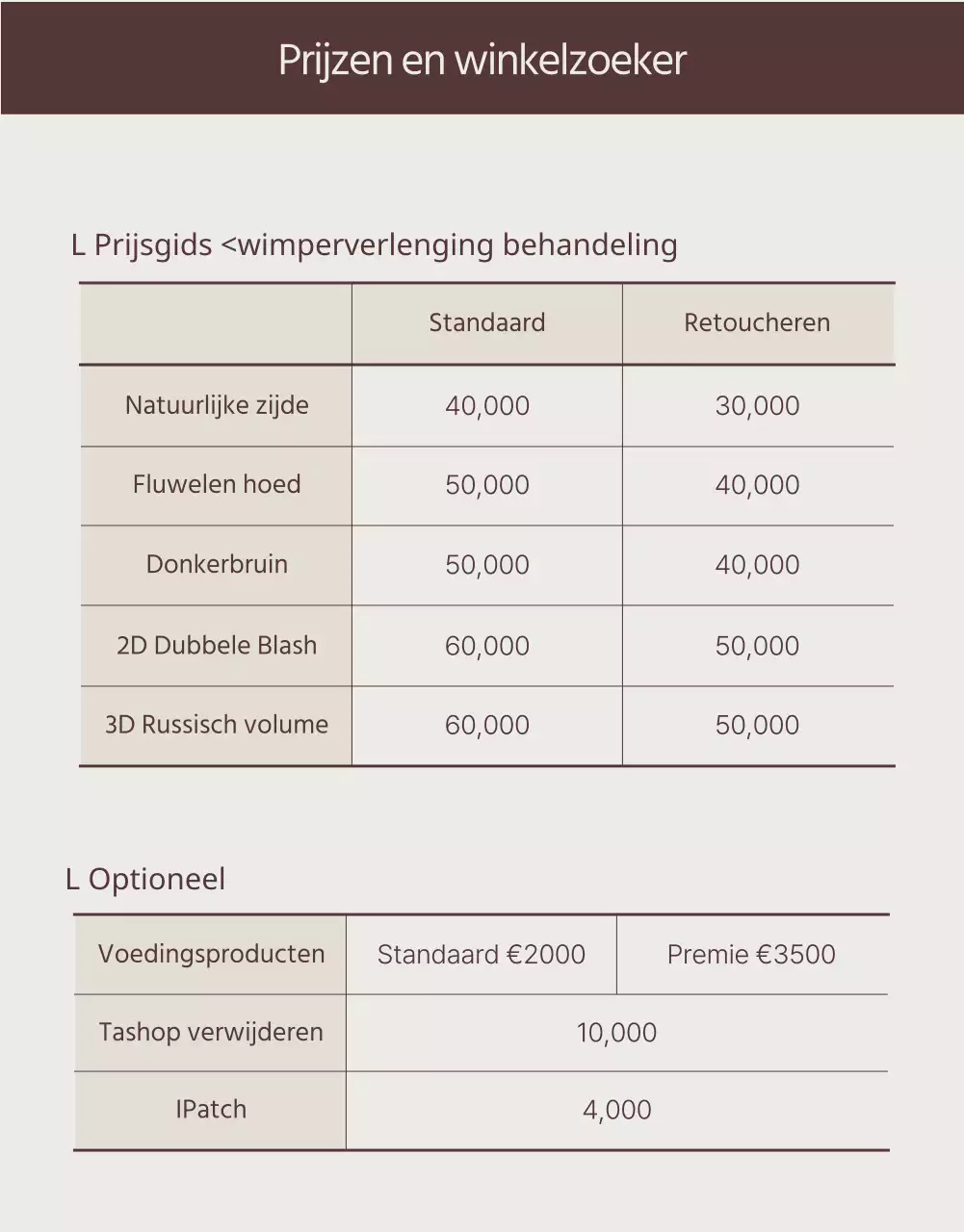 Gids voor eenvoudige mauve en bruine wimperextensions