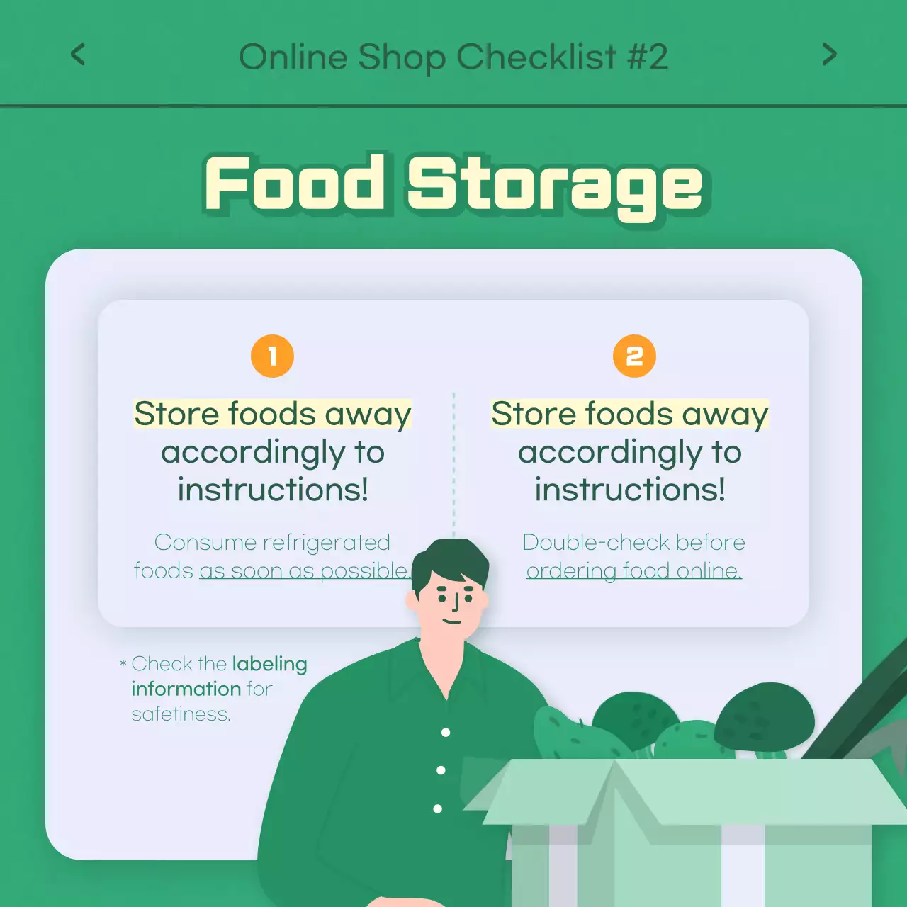 Green Modern Shopping Promotion Instagram Carousel