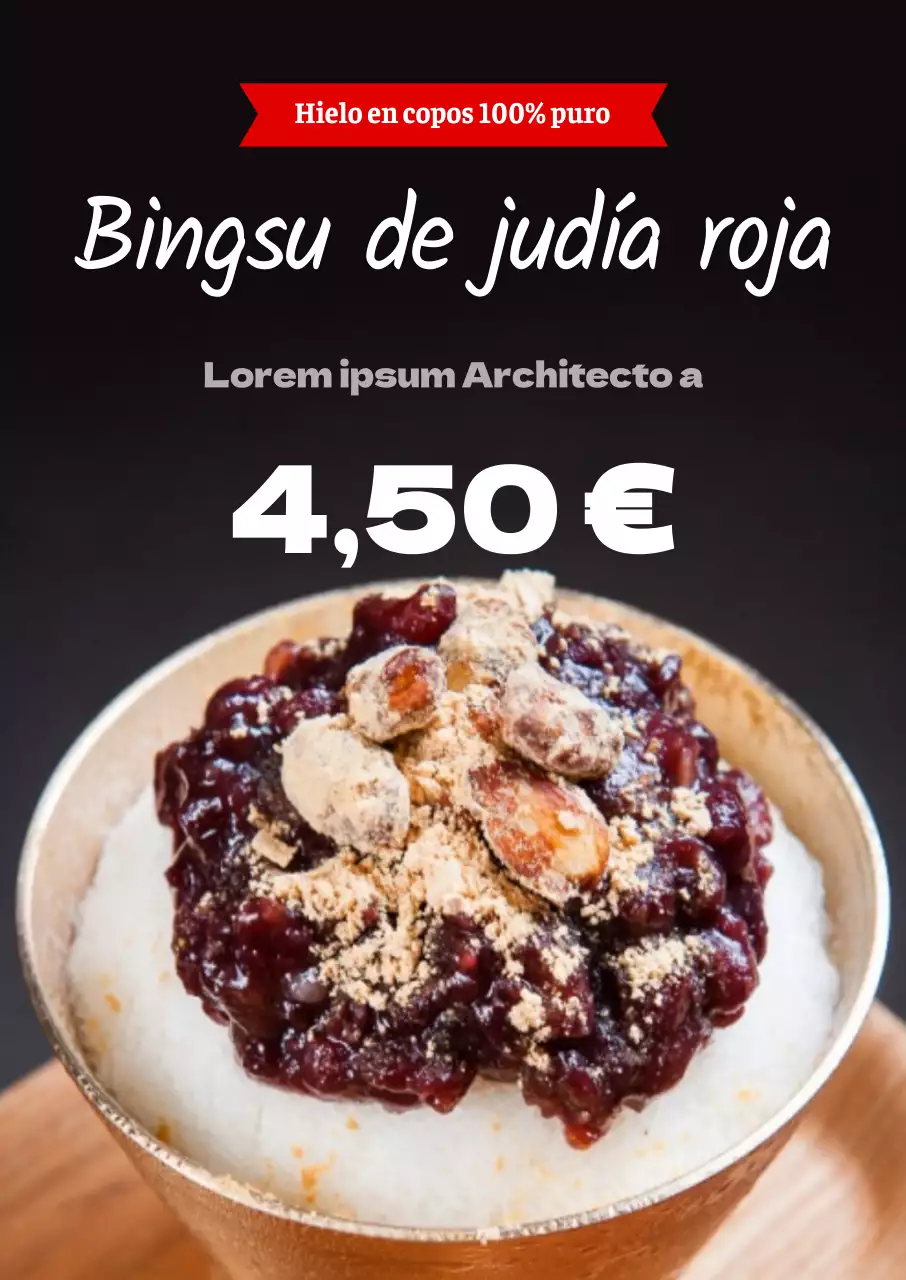 45023_Hielo raspado de judías rojas