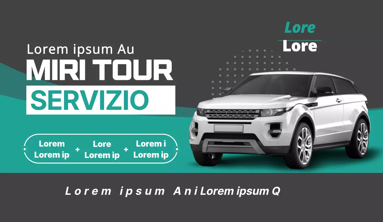 Progettare un sito di noleggio auto elegante e color menta