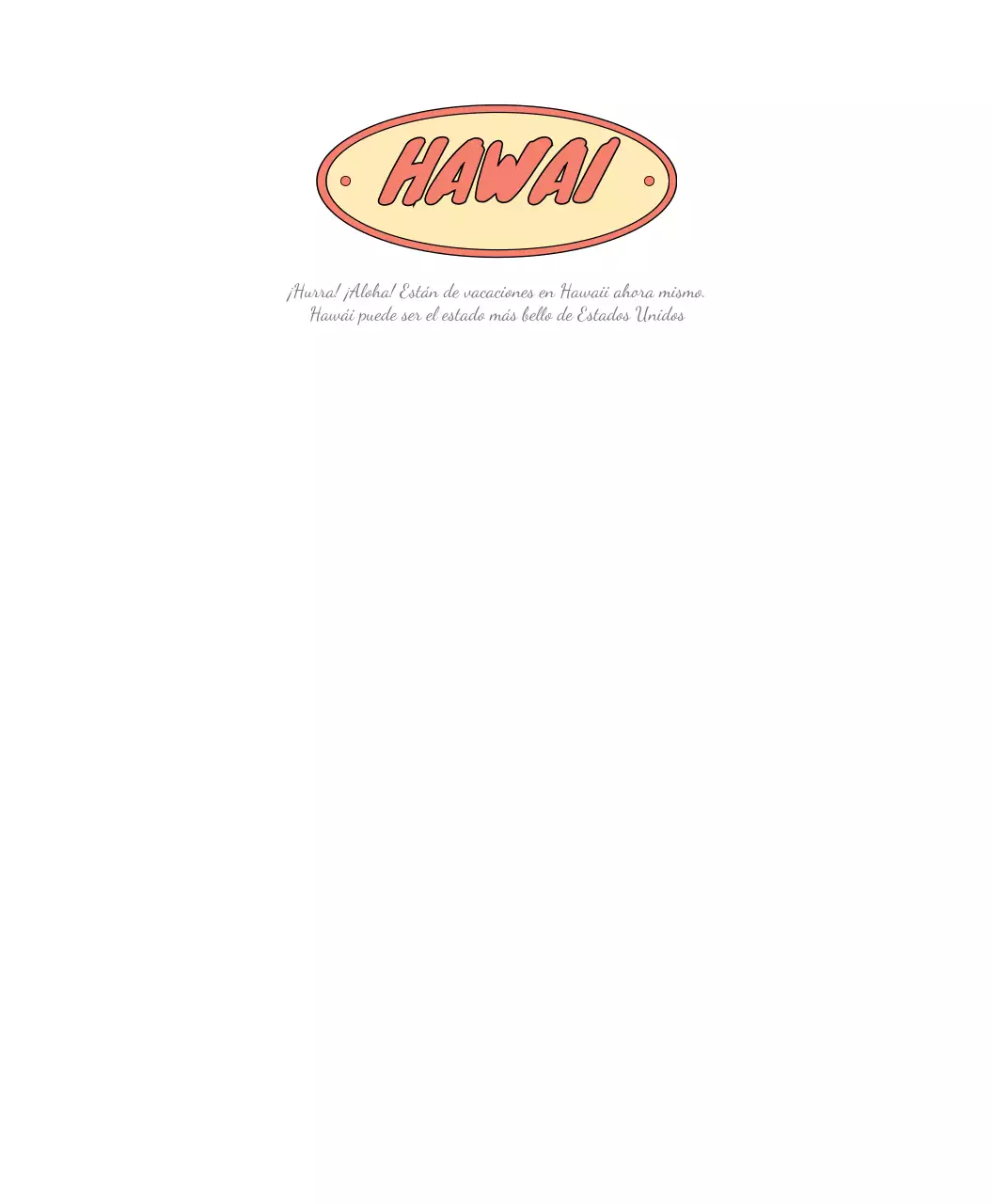 Ilustración floral hawaiana de verano