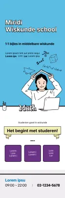 Blauwe wiskunde school