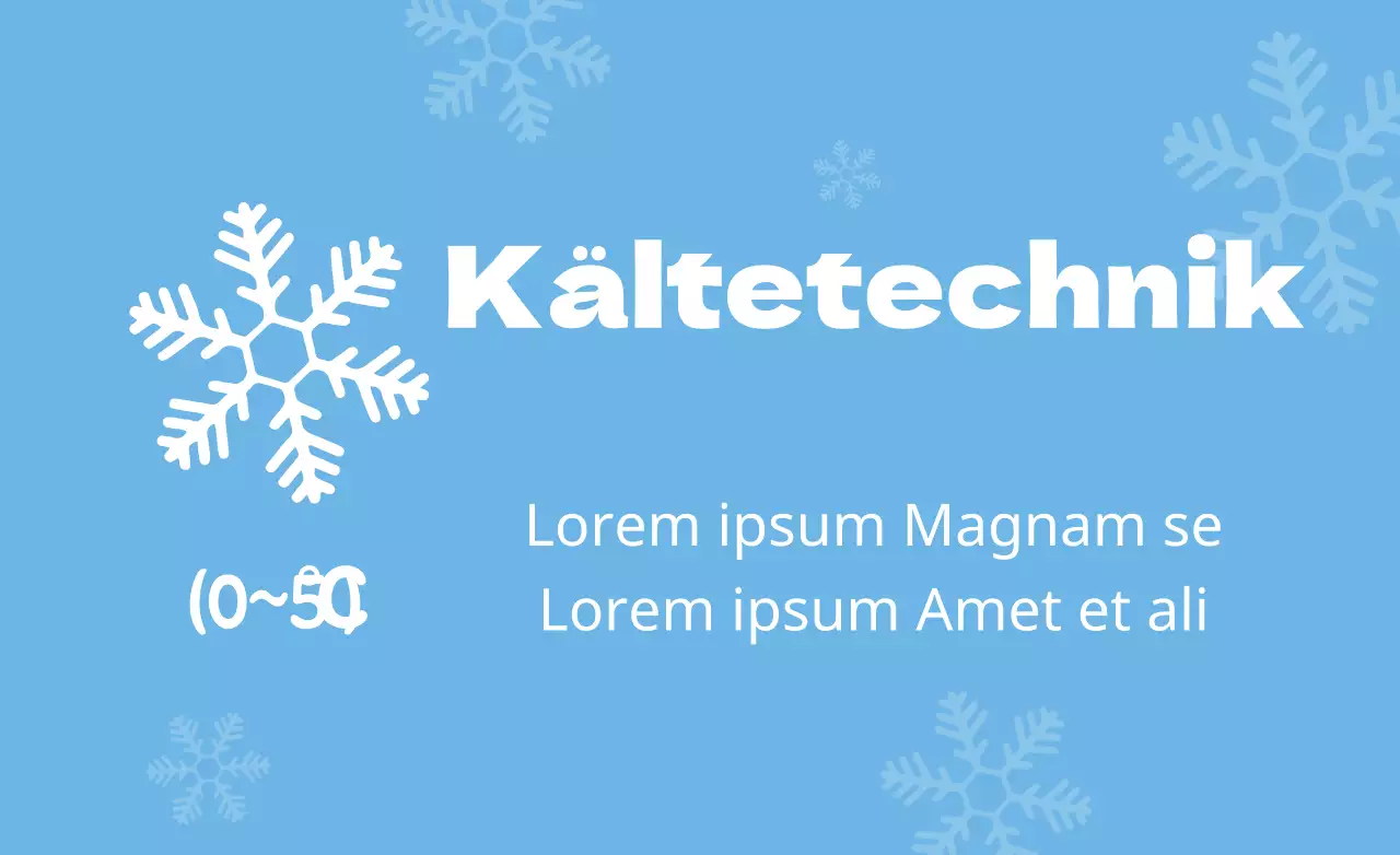 Kältetechnik