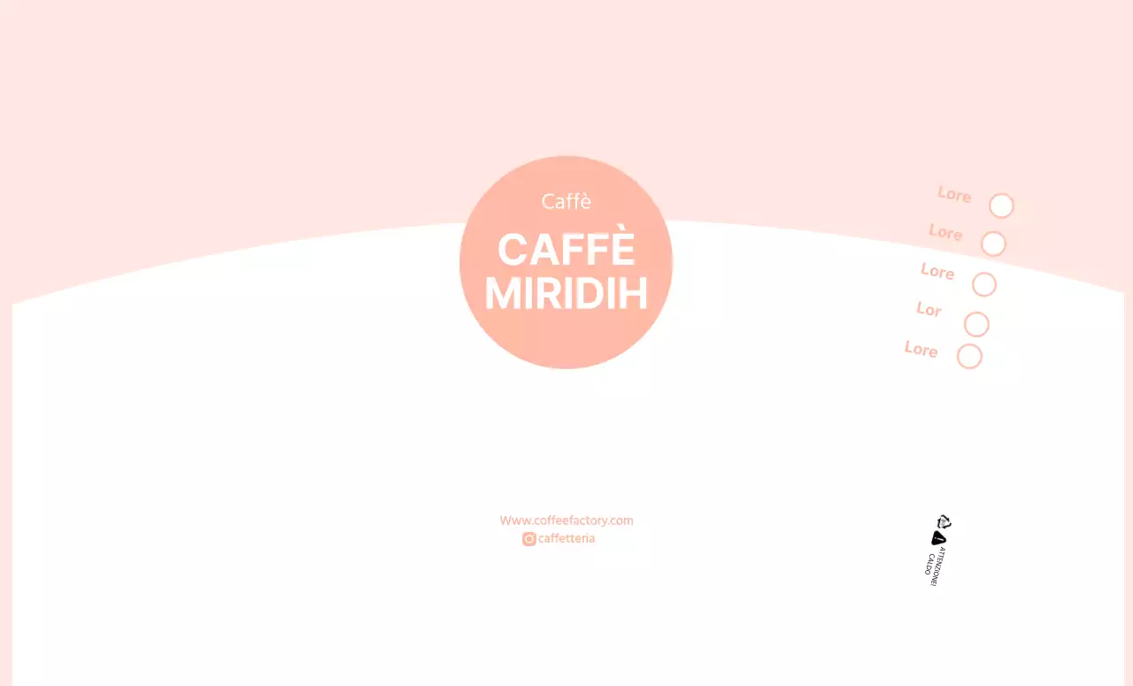 Bicchieri di carta rosa da caffè semplice