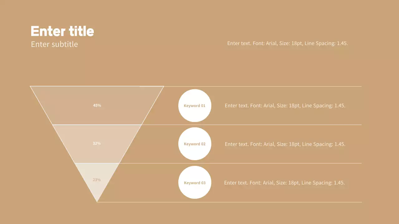 Relatório de análise mínima bege infográfico