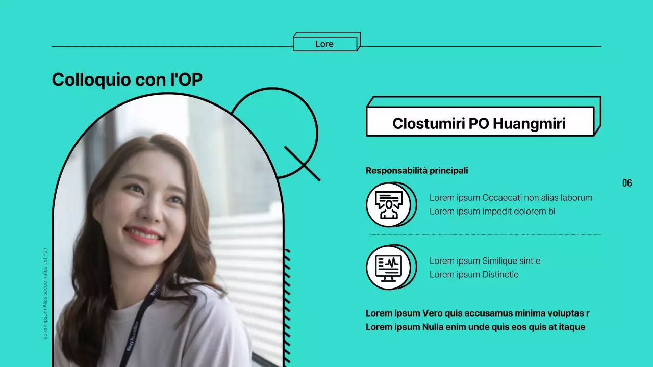 Rapporti di esplorazione della carriera colorati e bordati