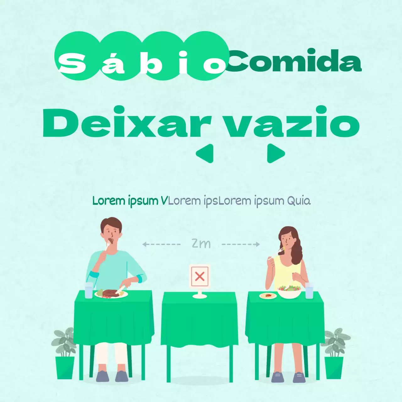 Comer com sensatez