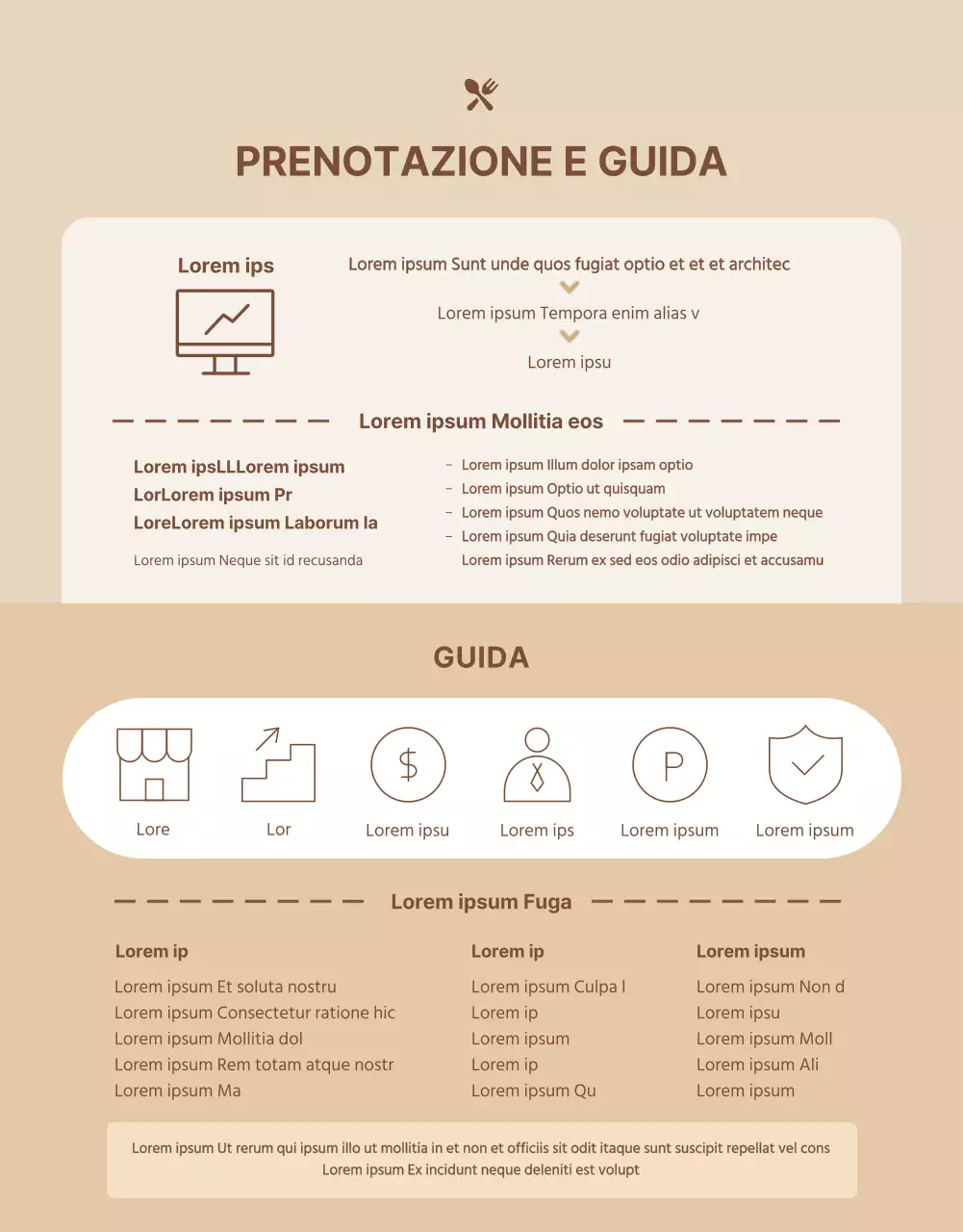 Due stili in morbide tonalità beige Guida alla prenotazione dell'affitto di una cucina condivisa e di una sala per feste