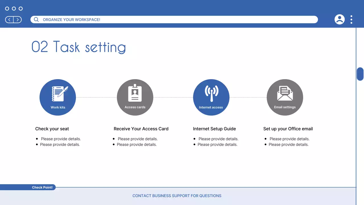 블루 모던 멤버십 매뉴얼 프레젠테이션