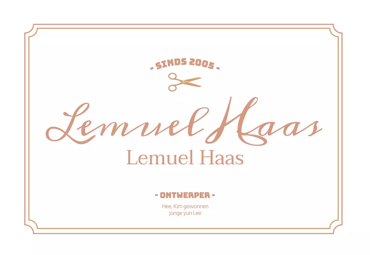 Wit luxueus kapsalon uithangbord