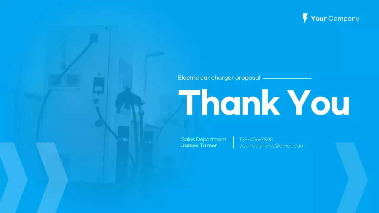 Blue Modern Ev Proposal Presentation