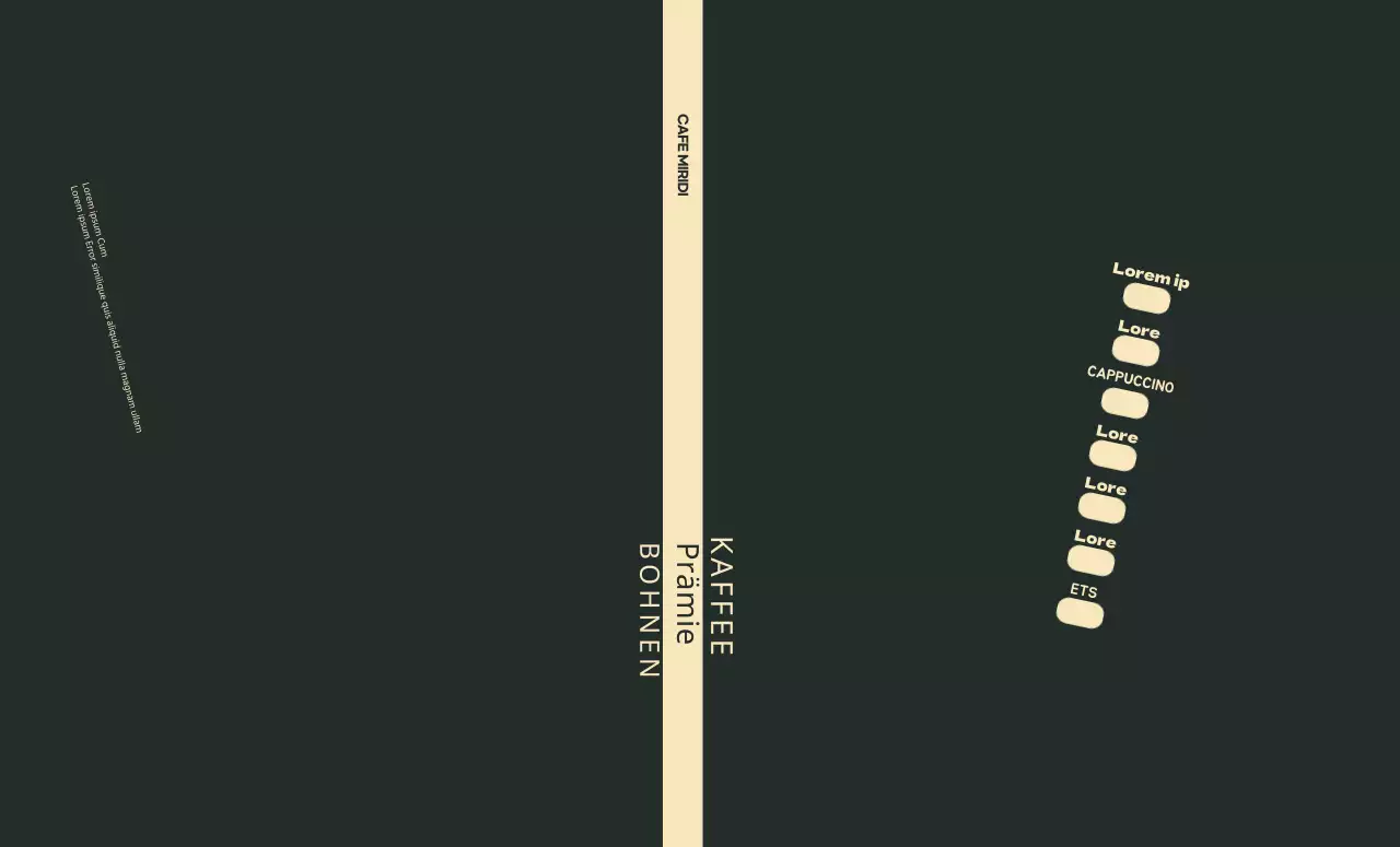 Black Simple Lines Cafe Checkliste